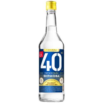 Водка Украинская Фирменная 40% 0,7л