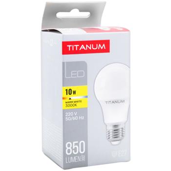 Titanum LED Lamp A60 10W E27 3000K 220V - buy, prices for COSMOS - photo 2