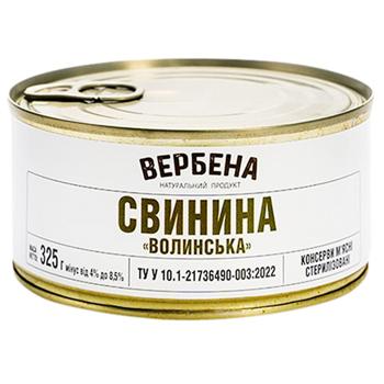 Pork Verbena canned 325g can - buy, prices for Ideal - photo 1