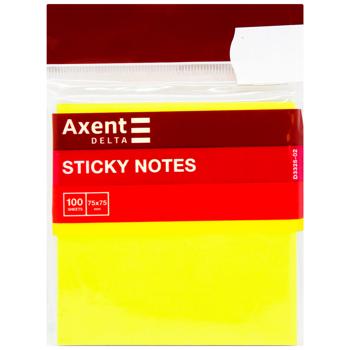 Блок паперу Delta з клейким шаром 75x75мм 100 аркушів - купити, ціни на Таврія В - фото 1