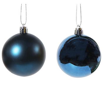 Blue Christmas Ball 3cm - buy, prices for Auchan - photo 1