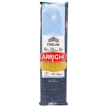 Arrighi №2 Fidelini Pasta 500g - buy, prices for COSMOS - photo 1