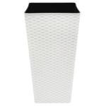 Aleana Rattan Flowerpot 22х41.5cm White Rose
