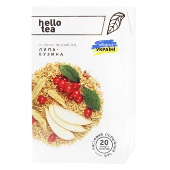 Чай Hello Tea Липа-Бузина 50 г - купить, цены на МегаМаркет - фото 1