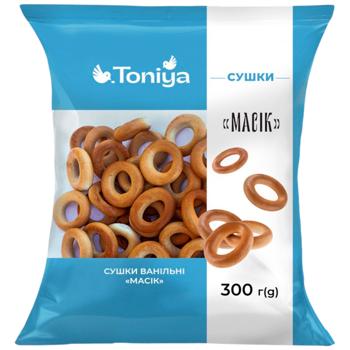 Сушки Toniya Масік ванільні 300г - купити, ціни на Торба - фото 1