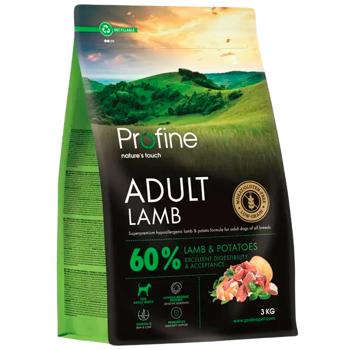 Profine Adult сухий корм для собак 3 кг - ягня та картопля - купить, цены на MasterZoo - фото 1