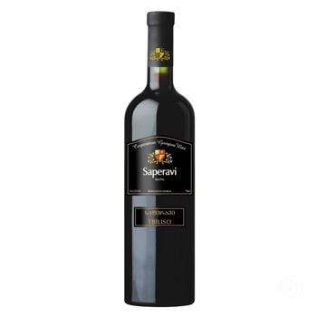 CGW Tbiliso Saperavi red dry wine 11% 0.75l - buy, prices for NOVUS - photo 1