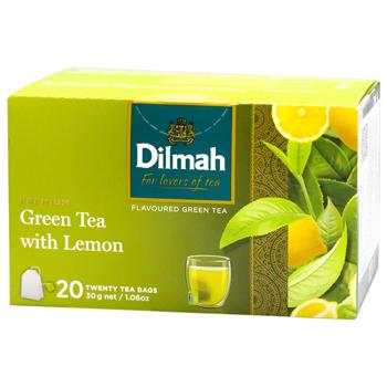Чай зелений Dilmah Лимон 20шт 1,5г - купити, ціни на - фото 3