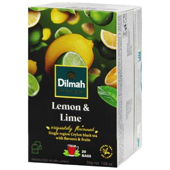 Dilmah Lemon and Lime Black Tea 1.5g*20pcs - buy, prices for COSMOS - photo 1