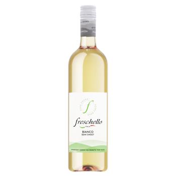 Freschello Bianco White Semi-sweet Wine 10% 0.75l - buy, prices for NOVUS - photo 1