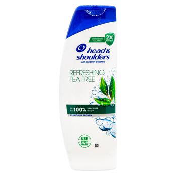 Шампунь для волосся Head & Shoulders Свіжість чайного дерева проти лупи 400мл - купити, ціни на NOVUS - фото 1