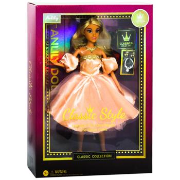 Лялька Shantou Yisheng Сlassic Peach Dress - купити, ціни на Auchan - фото 3