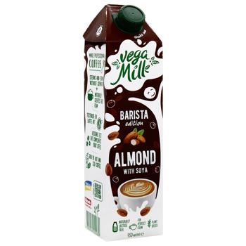 Напій мигдальний Vega Milk Баріста з соєю без лактози без цукру 950мл - купити, ціни на Ідеал - фото 2