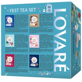 Набор чая Lovare Fest Tea Set 157,5г 90шт - купить, цены на - фото 4