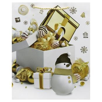 Angel Gifts New Year's Paper Bag 26*32*10cm - buy, prices for MegaMarket - photo 2