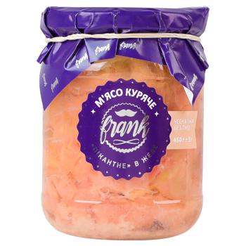 Консервы Frank Мясо куриное тушеное по-домашнему 460г - купить, цены на - фото 2