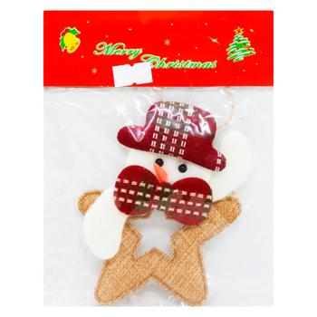 Snowman Christmas Pendant 13x10cm - buy, prices for - photo 1