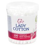 Lady Cotton cotton swabs in a plastic jar 100pcs