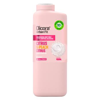 Dicora Urban Fit Citrus and Peach Body Milk 400ml - buy, prices for MegaMarket - photo 1