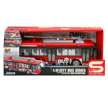 Cars S Trolleybus Toy 1:16 Red - buy, prices for - photo 2
