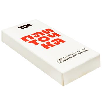 Tom Plytochka Chocolate with Pistachio Paste and Wafer Crumbs 100g - buy, prices for Supermarket "Kharkiv" - photo 3