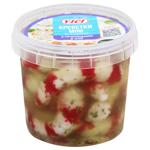 Vici Mini Shrimps with Surimi in Oil with Spices in Garlic Oil 340g