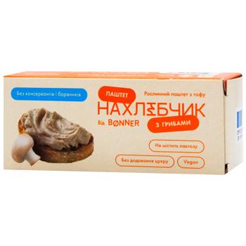 Паштет рослинний з тофу Bonner Нахлібчик з грибами100г