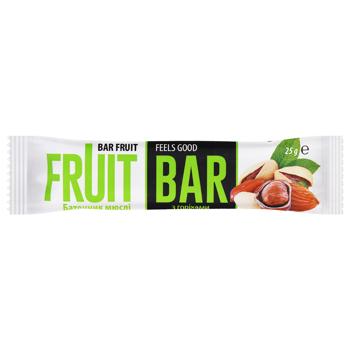 Батончик-мюслі Fruit Bar глазурований з горіхами 25г - купити, ціни на Чудо Маркет - фото 1