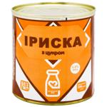 Продукт молоковмісний згущений Молочний дар Іриска варений 5% 350г