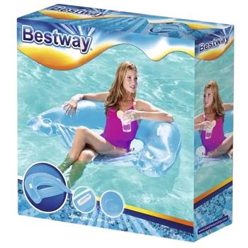 Шезлонг Bestway надувний для басейну 152*99см - купити, ціни на - фото 4