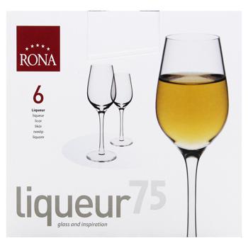 Rona Universal Liqueur Glass Set 6pcs 75ml - buy, prices for ULTRAMARKET - photo 3