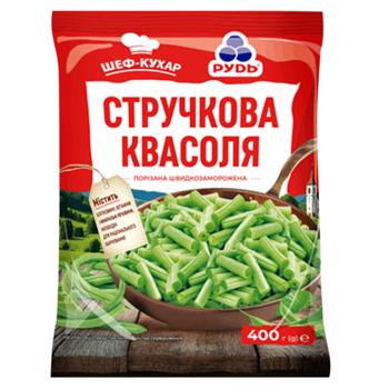 Квасоля стручкова Рудь порізана швидкозаморожена 400г - купити, ціни на NOVUS - фото 1