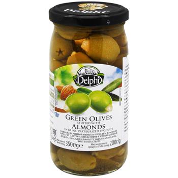 Delphi Stuffed Olives with Almonds 350g - buy, prices for ULTRAMARKET - photo 1