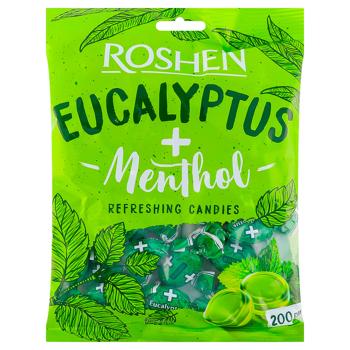 Roshen Eucalyptus-menthol Caramel Candy 200g