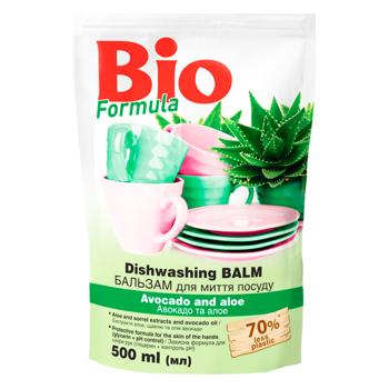 Bio Formula Avocado and Aloe Dishwashing Balm 500ml - buy, prices for COSMOS - photo 1