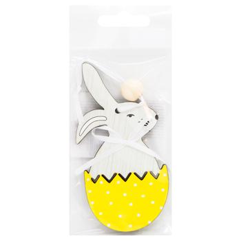 Easter Egg Rabbit Decorative Pendant 7x9cm in Assortment - buy, prices for MegaMarket - photo 3