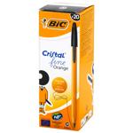 Ручка шариковая Bic Orange черная 20шт
