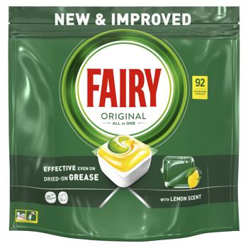 Fairy Original All in One Lemon Dishwasher Capsules 92pcs - buy, prices for - photo 11