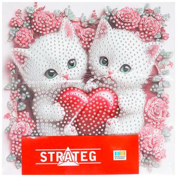 Strateg Purrs Diamond Painting 18x18cm