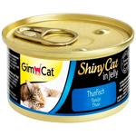 Корм вологий GimCat Shiny Cat з тунцем для котів 70г