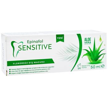 Зубная паста Epinafol Sensitive с алоэ вера 50мл - купить, цены на - фото 3