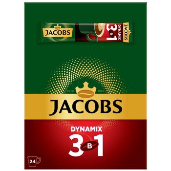 Напій кавовий Jacobs Dynamix 3в1 12,5г*24шт