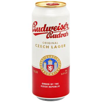 Budweiser Budvar Light Beer 5% 0.5l - buy, prices for NOVUS - photo 2