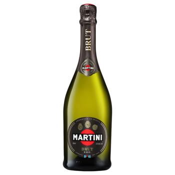 Вино игристое Martini белое брют 11,5% 0,75л