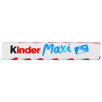 Шоколад молочный Kinder® Maxi с молочной начинкой 21г - купить, цены на КОСМОС - фото 1