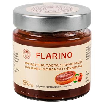 Паста орехово-шоколадная Flarino с крошками карамелизированного фундука 200г