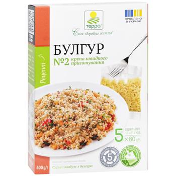 Крупа Терра Булгур №2 швидкого приготування 5шт 80г - купити, ціни на КОСМОС - фото 3