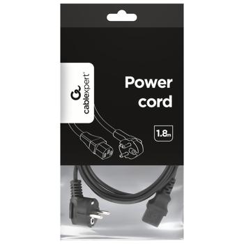 Cablexpert Power Cord 1.8m PC-186 CEE7/7-C13 - buy, prices for - photo 1