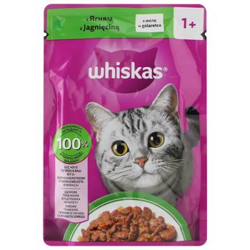 Корм влажный Whiskas с ягненком для кошек 85г - купить, цены на MasterZoo - фото 1