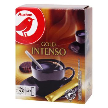 Auchan Soluble Coffee in Sticks 25pcs*2g - buy, prices for Auchan - photo 1